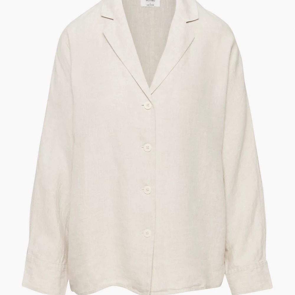 Artizia Freeform Linen Shirt in Natural Ecru (Sold Out)